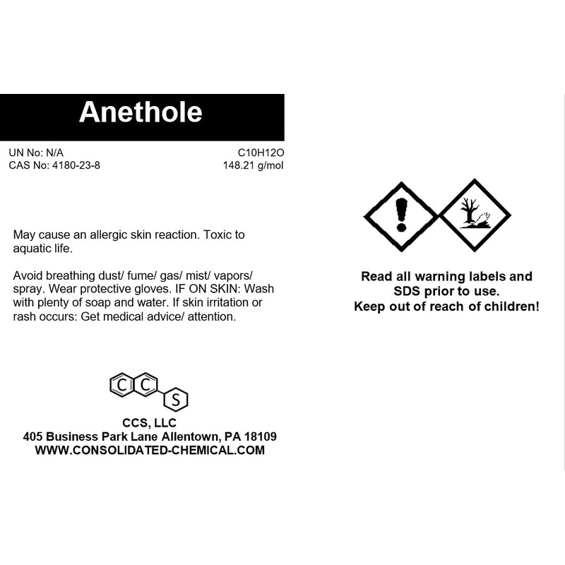 Anethole | Premium High-Purity Aroma Compound for Perfumes, Candles, and