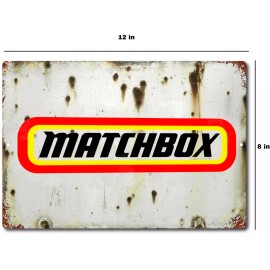 Unbranded MATCHBOX Tin Metal Sign Toy Metal Cars Garage Man Cave Model Car