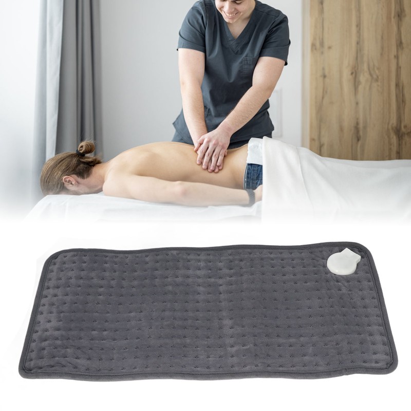 Electric Heating Pad for Back Neck Legs Adjustable Washable Intelligent