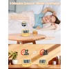 MeesMeek Digital Travel Alarm Clock - 3.54 inch LCD Display,