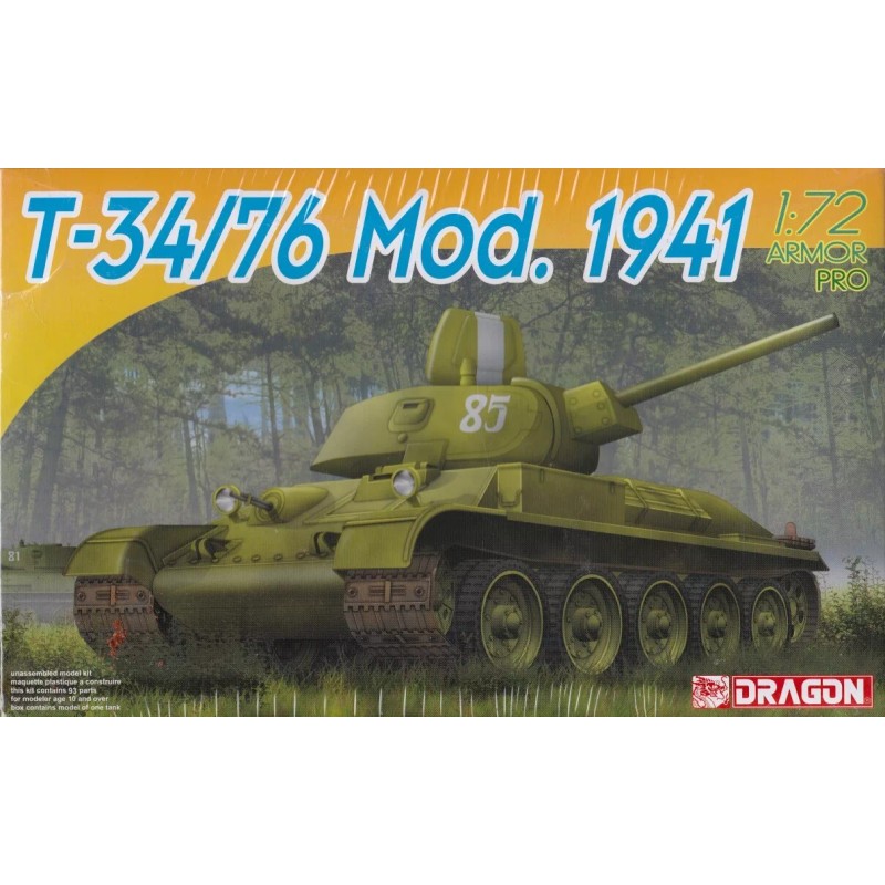 Dragon 1/72 T-34/76 Mod. 1941 Kit #7259