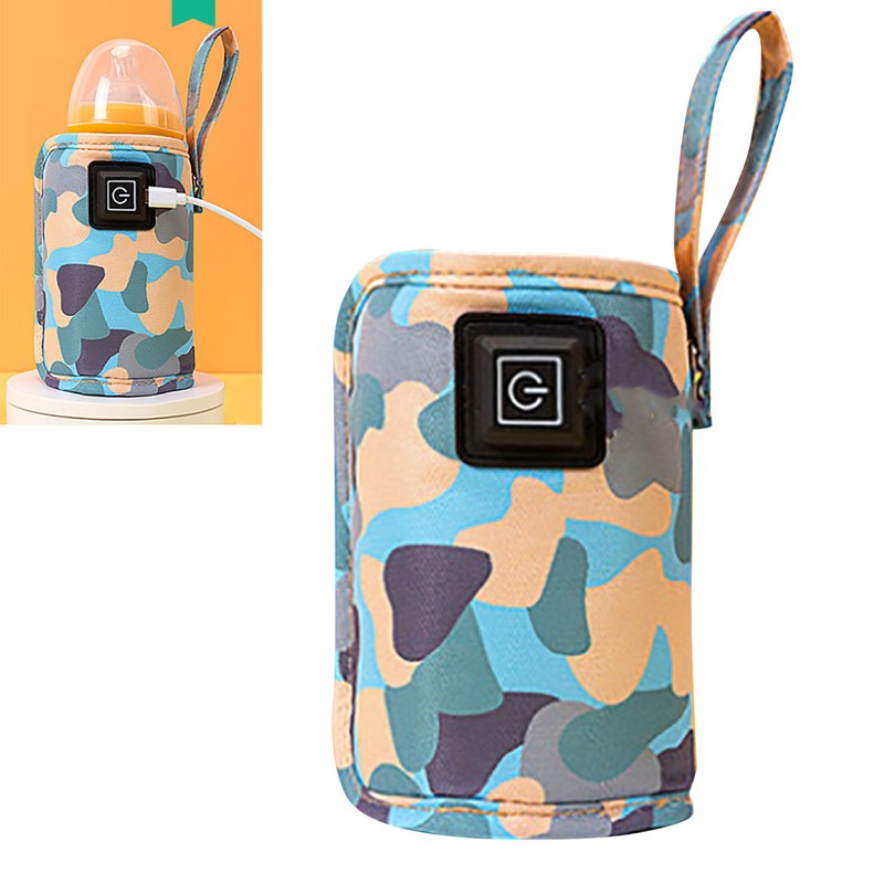 USB Milk Bottle Warmer Bag Size Temperature Adjustable Portable Feeding