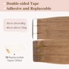 Tess Tape Extensions, Real Hair Tape-in Hair Extensions, Remy Human