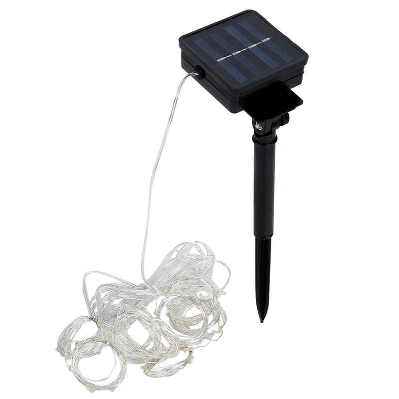 Outdoor Solar Power 120LED Chips Umbrella String Lights for Garden