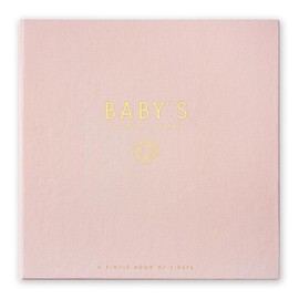 Lucy Darling Baby Memory Book – Wildflower Meadow | Floral Baby Girl First Year Journal & Photo Album | Luxury Keepsake Book for Milestones & Memories | Elegant Gift