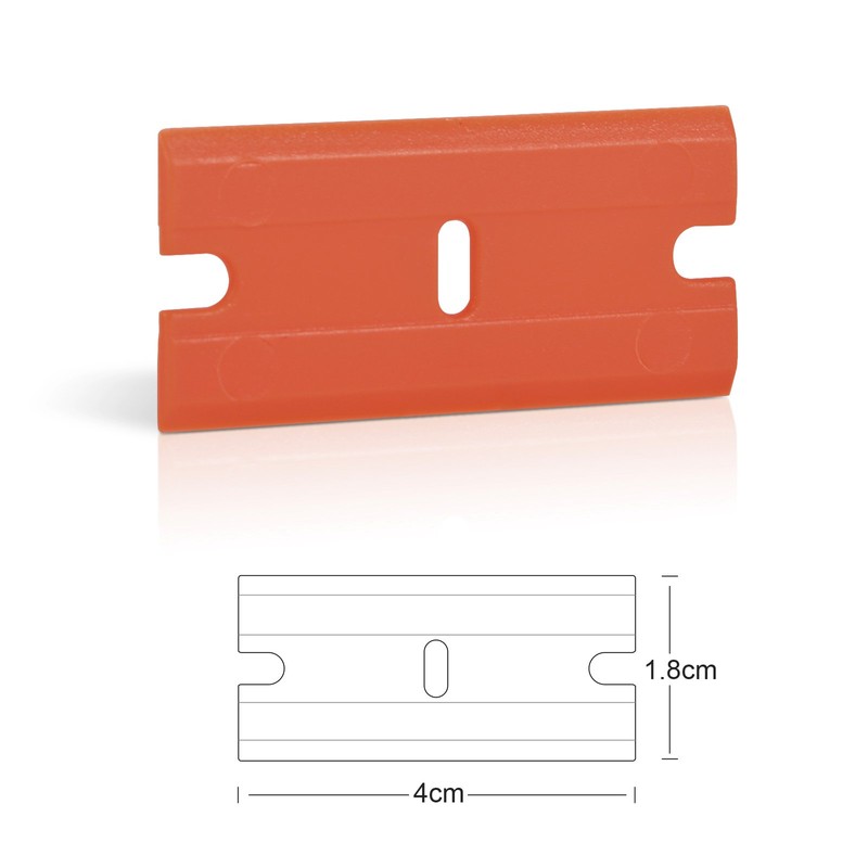 EHDIS Plastic Razor Blades 100 PCS Double Edged Blade for