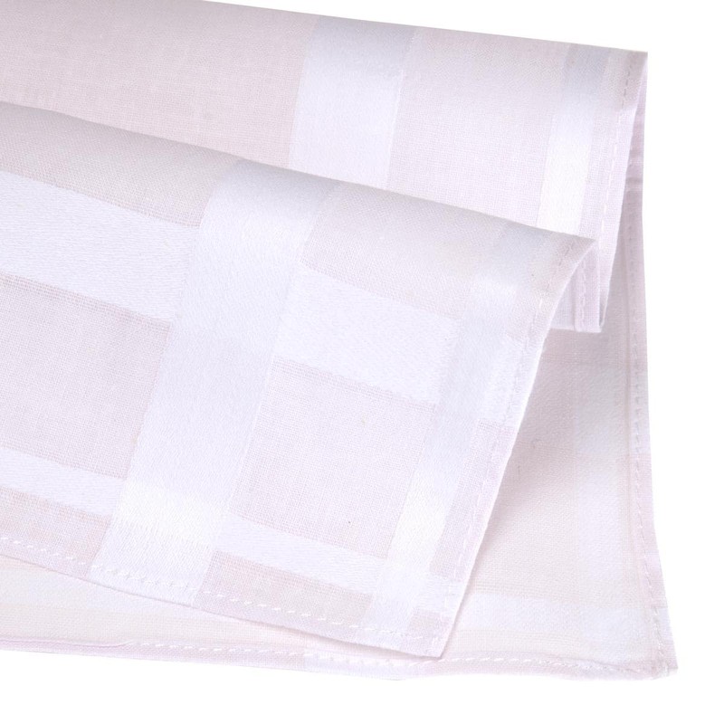 merrysquare Discreet Plain Women's Handkerchiefs - Small Size 28 cm
