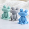 3D Frog Candle Mold Frog Animal Silicone Resin Casting Molds