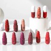 Set 18 Labiales Mate En Barra De Larga Duración 220-m418-18pcs