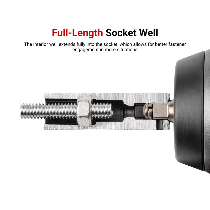 TEKTON 1/2 Inch Drive x 3/8 Inch Deep 6-Point Impact