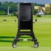 I'Ezonk 5 Inch Casters Wheels All Steel Smoker Stand，Electric Smoker&Vertical