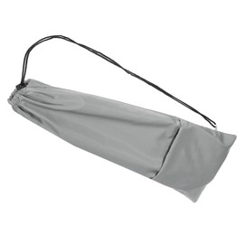 PATIKIL Badminton Racket Cover, Waterproof Oxford Badminton Racket Bag with Zip Pocket and Drawstring Shoulder Strap, Lightweight, Grey