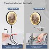 Dimmable Moon Wall Light 19.6 inch Wall Lights with Remote
