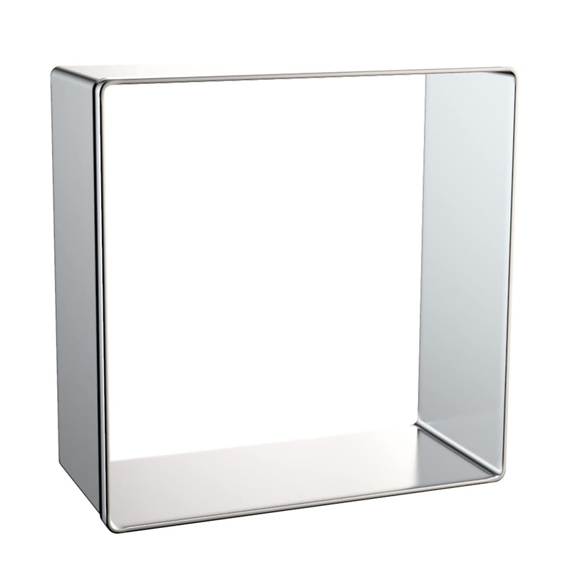 Square Cookie Cutter Set 8-Piece 1.5" to 5" by QAAQS