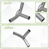 ICITYWALL 6 Leg Carport Kits，High Peak Canopy Fitting Kit with