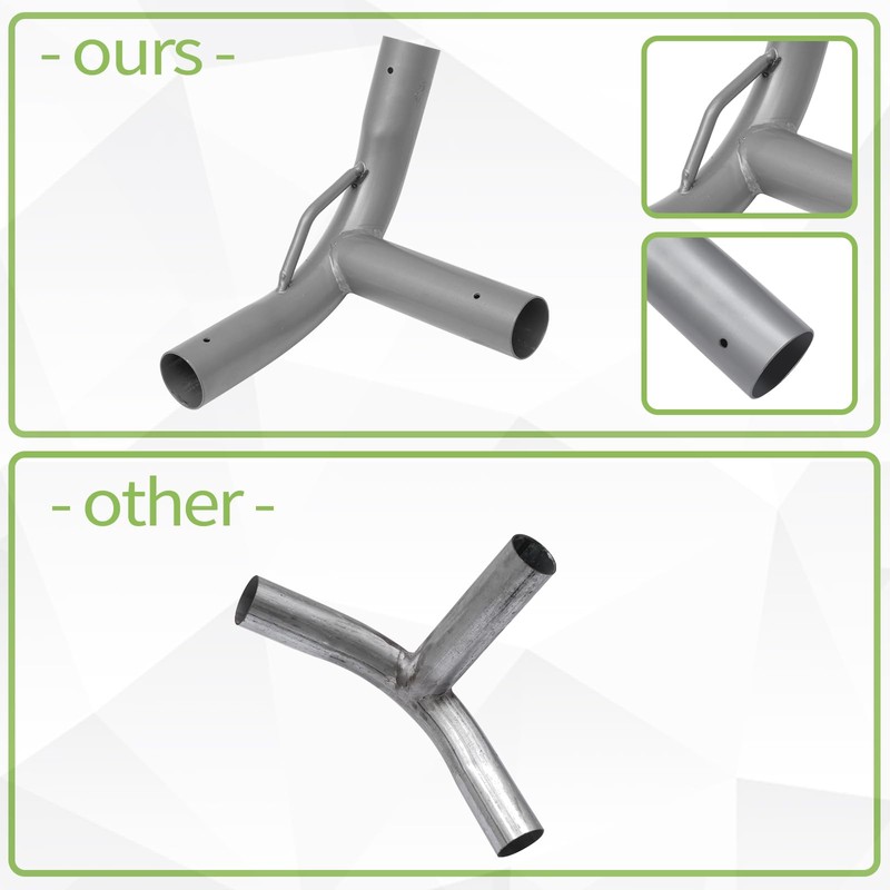 ICITYWALL 6 Leg Carport Kits，High Peak Canopy Fitting Kit with