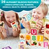 Quokka Montessori Wooden Blocks for Toddlers 1-3 - 35 Realistic