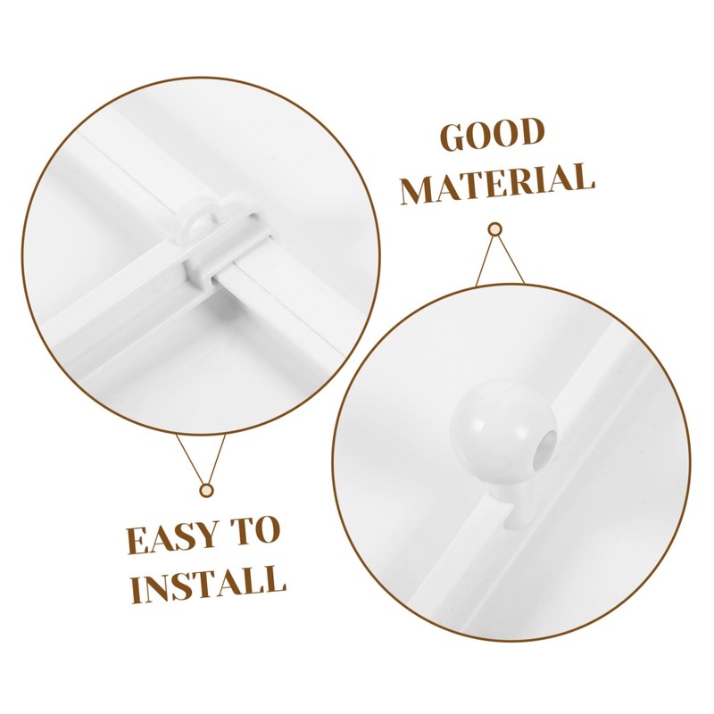 NOLITOY 1Pc Punch Air Conditioning Deflector Wind Guide Baffle for