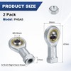 M METERXITY 2-Pack PHSA5 Rod End Bearing, 5/16 Inch Bore