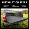 KARPAL Tailgate Spoiler Top Protector Cover Molding Cap Compatible with