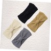 PACKOVE 4pcs Crochet Headbands with Bowknot Design Warm Winter Hair