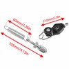 PIYANYO 1Set Silver Metal Bass Drum Pedal Spring Assembly