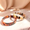 Viva Joya 4pcs Bangle Bracelets for Women, Resin Bracelet Set,
