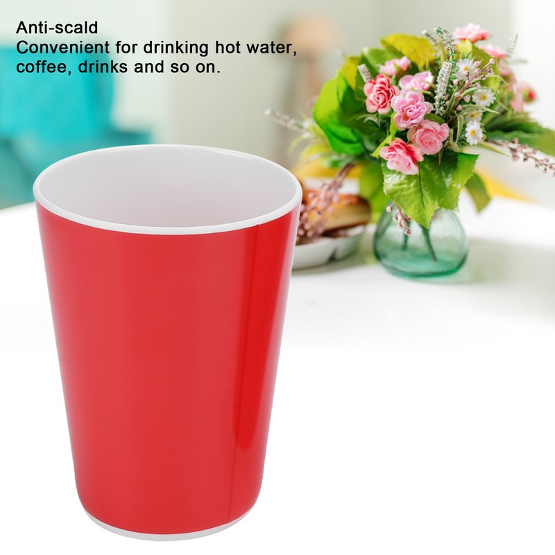4PCS Imitation Ceramic Water Cup Drinking Mug for Office Home