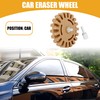 Partuto 1 Pc 4" Universal Car Eraser Wheel Thickness 20mm
