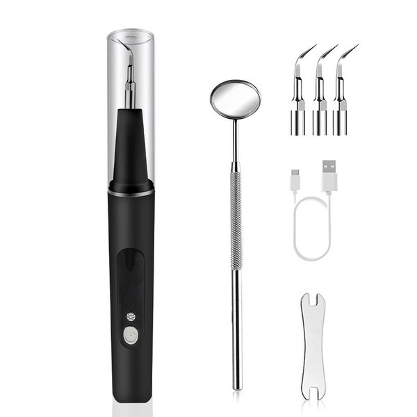 Grinest tooth Dental cleaner cleaning kit with LED light and