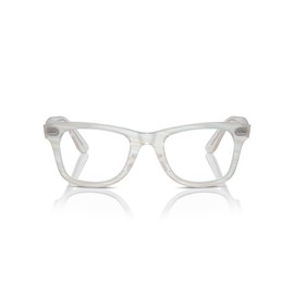 RAY-BAN VISTA LENTES VISTA 0RX4340V UNISEX LIFESTYLE PROPIONATE SQUARE PHOTO STRIPED LIGHT BLUE 50