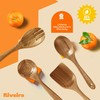 Riveira's 6-Piece Kitchen Essentials - Wooden Spoons for Cooking and