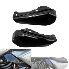 CARGLETRUE Saddle Heat Deflectors Fit for Harley Touring Street Glide Road Glide FLHX FLTRX FLTRXSE CVO Limited 2024-UP Black