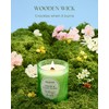 M&SENSE Ginger YlangYlang Candle, Wooden Wick Scented Candle Gifts for