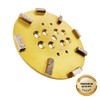 10" Pro Concrete Diamond Grinding Head disc Plate, 25Grit Curved