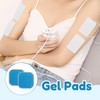 Pack of 2 Gel Pad Abdominal Muscle Trainer Electric, Ems
