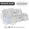 Timeles Recliner Covers for 3 Seater Reclining Sofa Slipcover Furniture