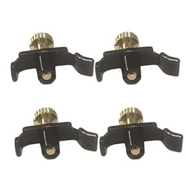 SKY Set of 4 Suzuki-style String Adjuster Fine Tuner for 1/16-4/4 Violin (Black/Gold)