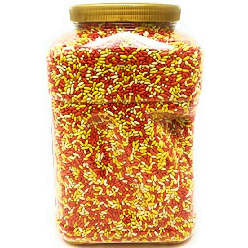 Rani Sugar Coated Fennel Candy 10lbs (4.54kg), Bulk PET Jar