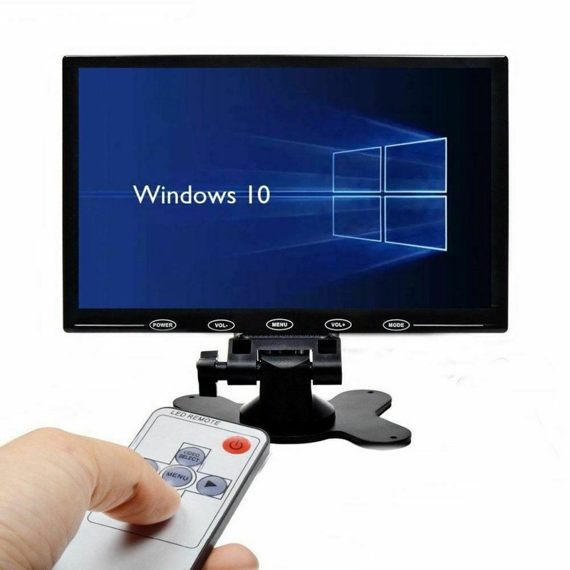 CaiRute 7" LCD CCTV Monitor HD PC Screen AV RCA