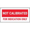 V Safety Not Calibrated For Indicated Only Red Sticker -