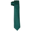 DonDon Mens Handmade Silk Look Ties 6cm, petrol
