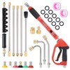 Gyfent Pressure Washer Gun with 21Pcs Accessories, 5000PSI Pressure Washer
