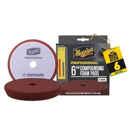 Meguiar's, Almohadillas de Espuma para Pulido Profesional 6", M6CFP2, 2pz.