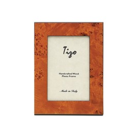 Tizo 8" X 10" Orange Wooden Frame, Made in Italy