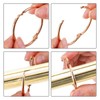 KaiYi 20pcs Shower Curtain Rings Sliding Ring Opening Design Curtain