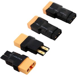 2Pairs XT90 Male Female RC Battery Charger Adapter Connector Compatible with Slash / Rustler / Stampede / Bandit / E Revo RC Car