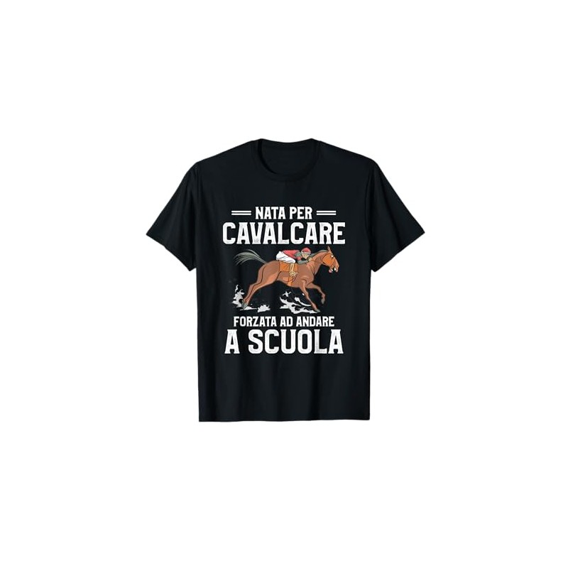 Divertente Regalo di Equitazione per Un Amante dei Cavalli Maglietta