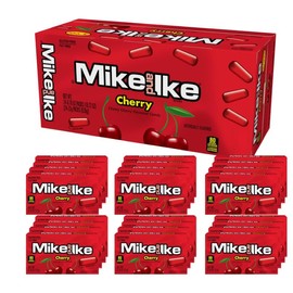 Mike and Ike Cherry Chewy Candies - Case of 24 0.78-oz. Box