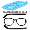 VILLCASE Glasses Resin Mold, Silicone Eyeglasses Mold Epoxy Casting Glasses